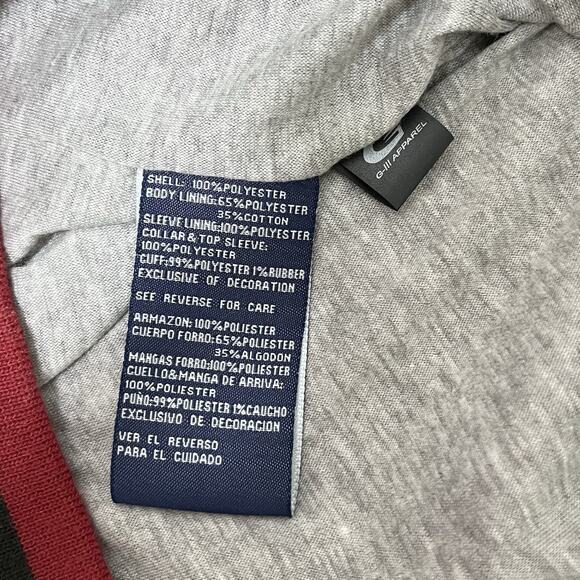 Sacramento River Cats Mens GIII Carl Banks Windbreaker Hooded Jacket Size L Red - Picture 10 of 10